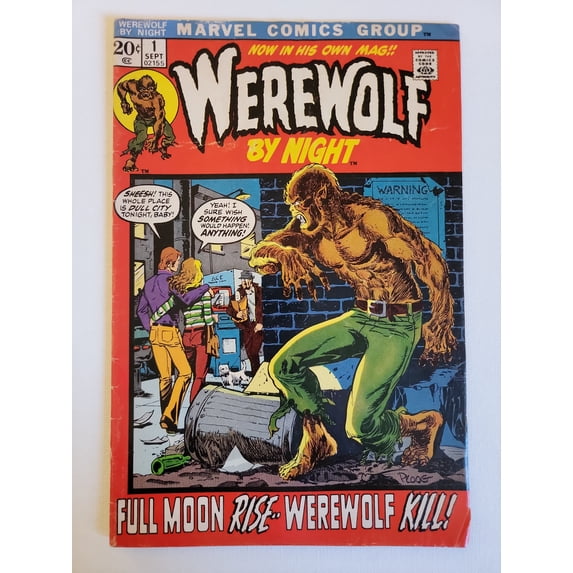 Werewolf By Night #1 Comic Book