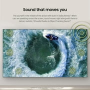 Samsung QN98QN90DAFXZA 98 Inch Neo QLED TV with 4K AI Upscaling and an Austere 7S-PS4-US1 4-Outlet Power with Omniport USB (2024)