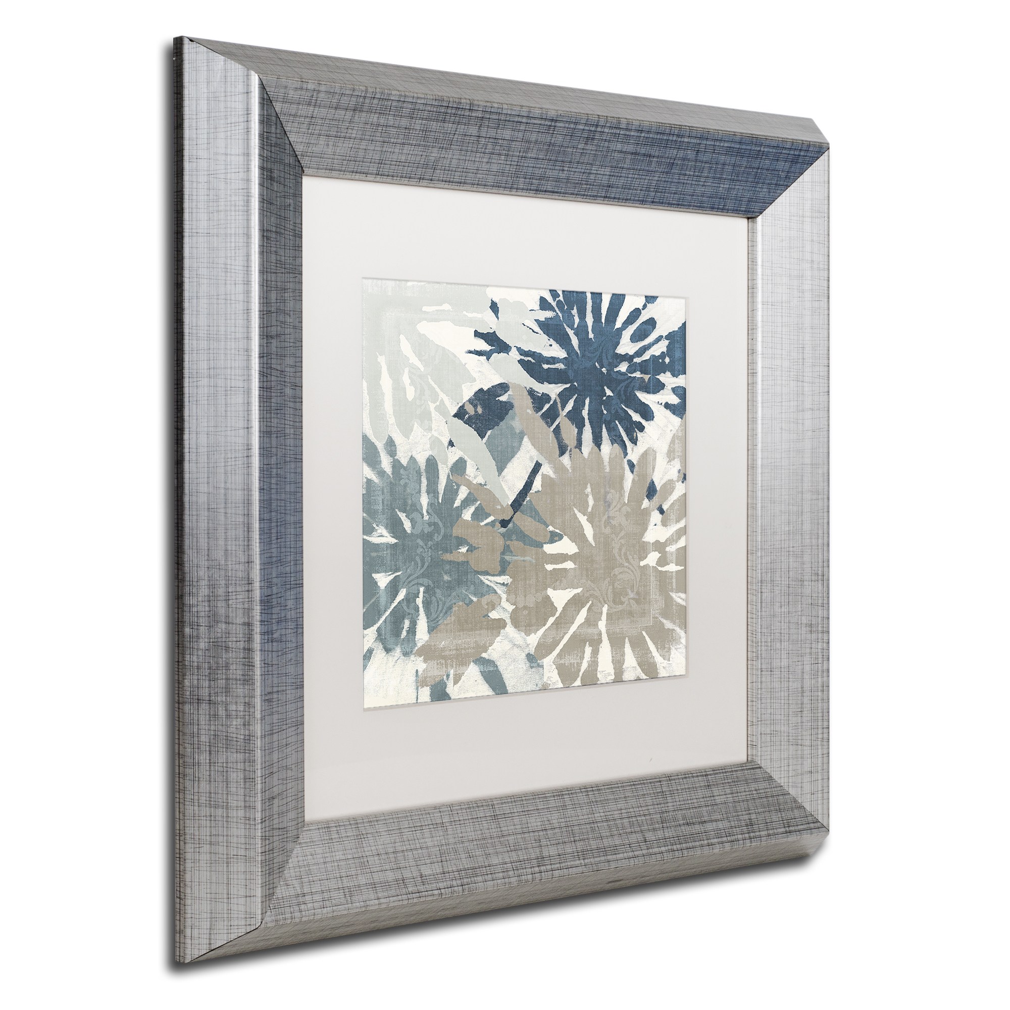 Trademark Fine Art "Beach Curry IV" Canvas Art by Color Bakery, White Matte, Silver Frame