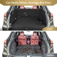 thumbnail image 2 of F-color SUV Cargo Liner para perros – Forro impermeable para carga de mascotas, cómodo protector de parachoques para perro, a prueba de arañazos, antideslizante, ajuste universal, SUV, sedanes, malete, 2 of 5