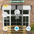 thumbnail image 5 of Costway 48" x 40" Window Outdoor Awning Door Canopy Exterior Awning Canopy Black, 5 of 9