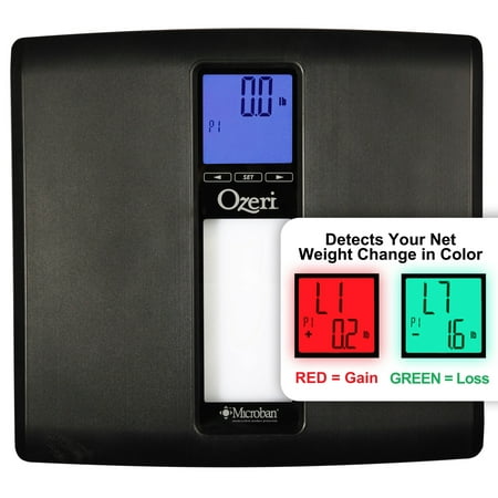 Heavy Duty Bathroom Scale - Ozeri WeightMaster II 440 lbs Digital Bath Scale with BMI and Weight Change Detection