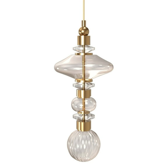 Avenue Lighting Hf7900 Avra 9" Wide Mini Pendant - Brass