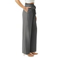 thumbnail image 5 of Anygrew Women Casual Wide Leg Pants High Waisted Business Work Casual Pants Loose Flowy Beach Palazzo Pants, 5 of 6