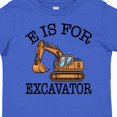 thumbnail image 4 of Inktastic Construction Trucks E is for Excavator Boys Toddler T-Shirt, 4 of 5