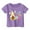 Purple, variant on Easter Outfits for Boys Retro Soft Yellow Carrot Easter Cute Tshirt Kids 2026 Short Sleeve Cotton Easter Tee Tops