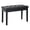 Black 590, variant on Indoor Storage Benches, Piano Bench, Duet Piano Chair with Faux Leather Padded Cushion and Wooden Frame, Button Tufted Keyboard Bench, Black, Black Wooden Storage Benches,Rattan Storage Benches