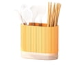 thumbnail image 2 of Utensil Holder for Kitchen Counter | Kitchen Utensil Holder | Plastic Countertop Organizer for Kitchen, Yellow 1 Pack, 2 of 6