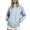Light Blue plus size raincoat zip up a1, variant on thefmos Women Plus Size Zip Up Long Sleeve Raincoat High Neck Fall Winter Casual Windbreaker Solid Basic Outdoor Jacket Trendy Trench Coat, Beige M