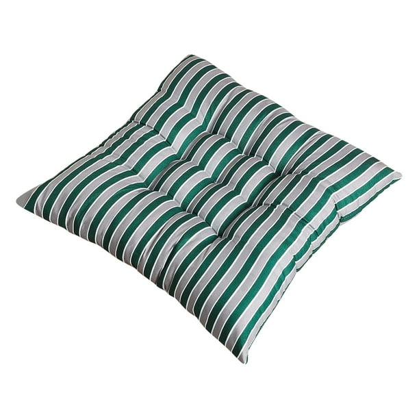 Almohada cojín de rayas, cojín de oficina para sentarse, cojín grueso de la silla (40*40cm)