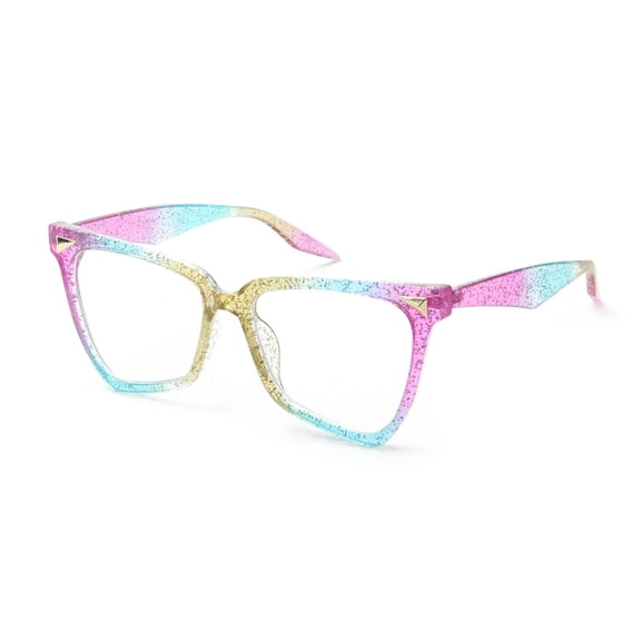 Rainbow Butterfly Blue Light Blocking Glasses Sunglasses for Women UV