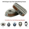 thumbnail image 2 of 4-Piece Cartridge Protector Set Compatible with 6800 7502 6200 6001cn Full Face Respirators for Sports, 2 of 3