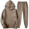 thumbnail image 1 of Men's 2 Piece Athletic Sweatsuit - Jogging Sweatshirt Sweatpants Set, Comfortable Soft Fabric, Athletic Design, Perfect for Workouts, Jogging Casual Wear, 1 of 4