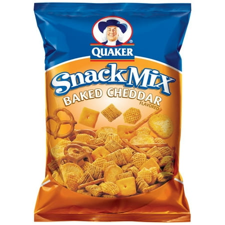 Quaker Baked Cheddar Snack Mix, 8 oz