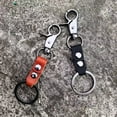 thumbnail image 4 of Antique Lock Key Chain Men Faux Leather Keyring With Heavy Duty Clip Sturdy Men's Key Rings For Daily Use, 4 of 9