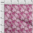 thumbnail image 2 of oneOone Cotton Poplin Pink Fabric Asian Floral Craft Projects Decor Fabric Printed By The Yard 42 Inch Wide, 2 of 4
