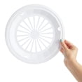thumbnail image 6 of Set of 20 DISEN Reusable Plastic Paper Plate Holders, Holds 9-inch Plates for Picnics, BBQ, Birthdays, Camping Trips, Parties, Summer Vacation Supplies (White, 10-inch), 6 of 10