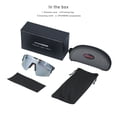 thumbnail image 7 of UPANBIKE Bike Cycling Sunglasses Sports Sunglasses Anti-UV400 Large Size Lens TR90 Unbreakable Frame, Matte Black/Red Frame(Silver lens), 7 of 7