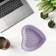 thumbnail image 4 of Taicans Heart Shaped Storage Basket,Large 23.6 Inch Woven Rattan Look Desktop Organizer,Remote Control & Candy Holder,Jewelry Decorative Box for Wedding,Home Decor,Party, 4 of 6