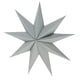 thumbnail image 1 of Estrella colgante 3D Decoración para Barra de de estrella de ángulos Letrero de pared para gris, 1 of 6