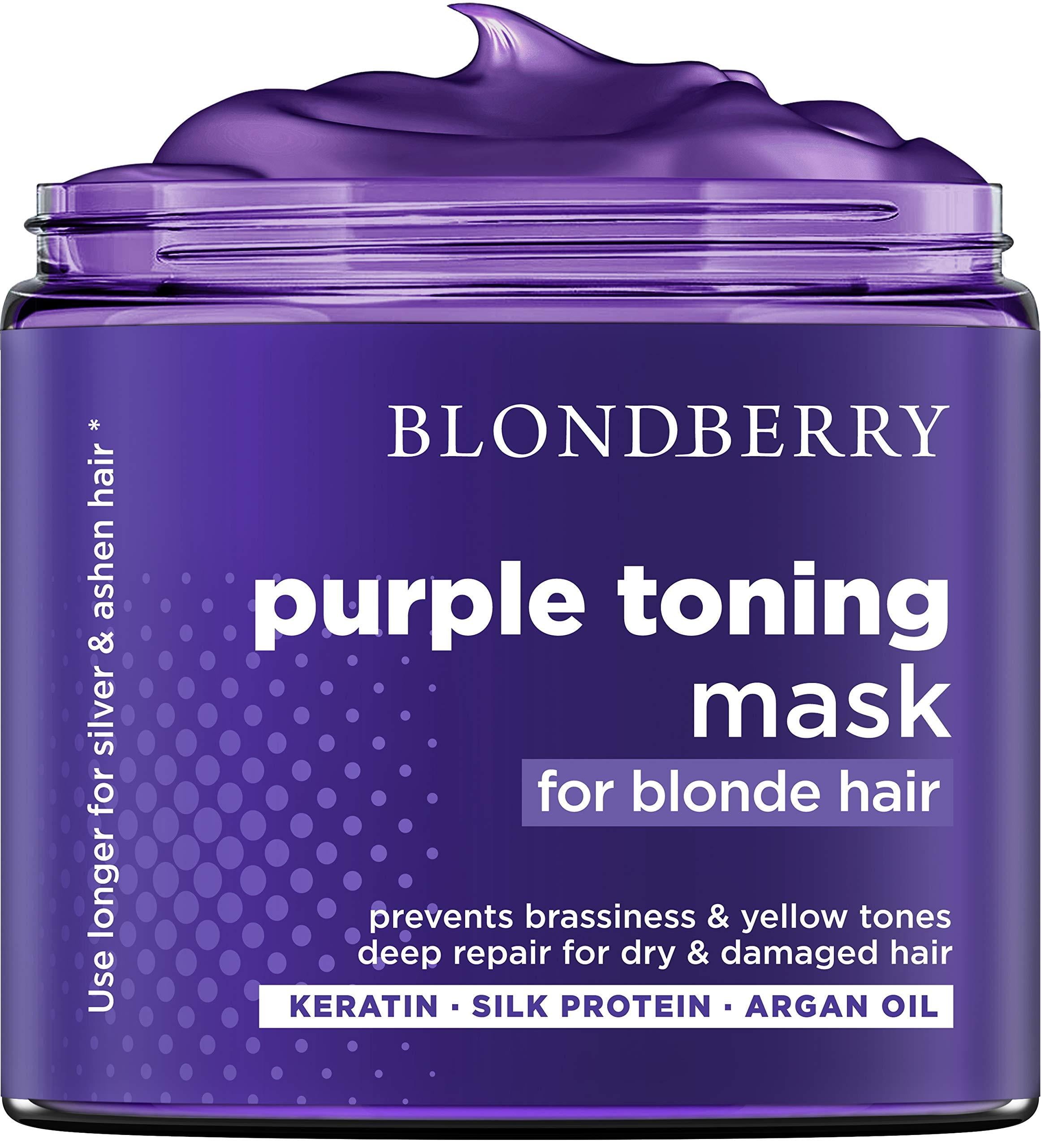 Purple Hair Mask for Silver & Platinum Hues Made in USA Advanced