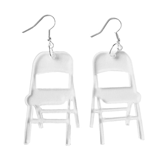 YIEMEEN Bohemian Folding Chair Shape Drop Dangle Earrings for Women Teen Holiday Gift