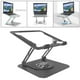 thumbnail image 3 of Soporte universal para portátil, ergonómico, con disipación de calor ajustable para tableta, color negro, 3 of 9