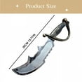 thumbnail image 6 of BESTSKY Deluxe Plastic Cutlass Prop,6 Styles Retro Pirate Swords,Party Favor Decor,Durable & Lightweight Swashbuckling Adventure Toy,Perfect for Dress-Up,Party Favors & Gifts, 6 of 7
