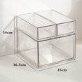 thumbnail image 3 of Caja de almacenamiento de escritorio cajón de acrílico transparente gabinete de almacenamiento, 3 of 11