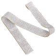 thumbnail image 2 of Adorno de cinturón de diamantes de cristal adhesivo termofusible para bricolaje, decoración de ropa, accesorios, 0,5 yardas, 12 filas, blanco, 2 of 14