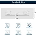 thumbnail image 5 of Shower Caddy Adhesive Replacement, No Drilling Transparent Adhesive Wall Hooks for Corner Shower Organizer, Waterproof Adhesive Strips for Bathroom Storage Shelf, 5 of 7
