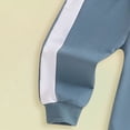thumbnail image 4 of TAmten Baby Boy Clothes 6-12 Months Toddler Baby Boy Fall Clothes Contrast Color Sweatshirt Pants Sets Infant Winter Outfits 6 12 18 24 Months(Sky Blue,6-12 Months), 4 of 5