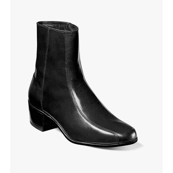 Florsheim Duke Bike Toe Men's Zipper Boot, Black, 11.5 D