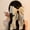 Light Gold, variant on 1pc Sweet Pink Princess Tulle Oversized Bow Wavy Ribbon Spring Clip Elegant Gentle Half-Up Hair Accessory