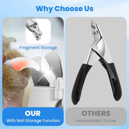 ABSOKE 2-IN-1 DOG CAT NAIL CLIPPERS AND GRINDER WITH 2 LED LIGHTS ,SPLASH GUARD,USB RECHARGEABLE FOR SMALL MEDIUM LARGE DOGS CATS