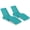 Green, variant on Gymax 2PCS In-Pool Lounge Chair Ergonomic S-Curve HDPE Pool Chaise Lounger w/Wheels White