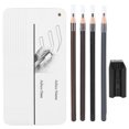 thumbnail image 1 of ANGGREK Compact Cosmetic Shaper,4pcs Eyebrow Pencils 10 Practise Cards Set Professional Duckbill Sharpener Kit For Makeup Beauty,4 In 1 Eyebrow Pencil Sharpener, 1 of 8