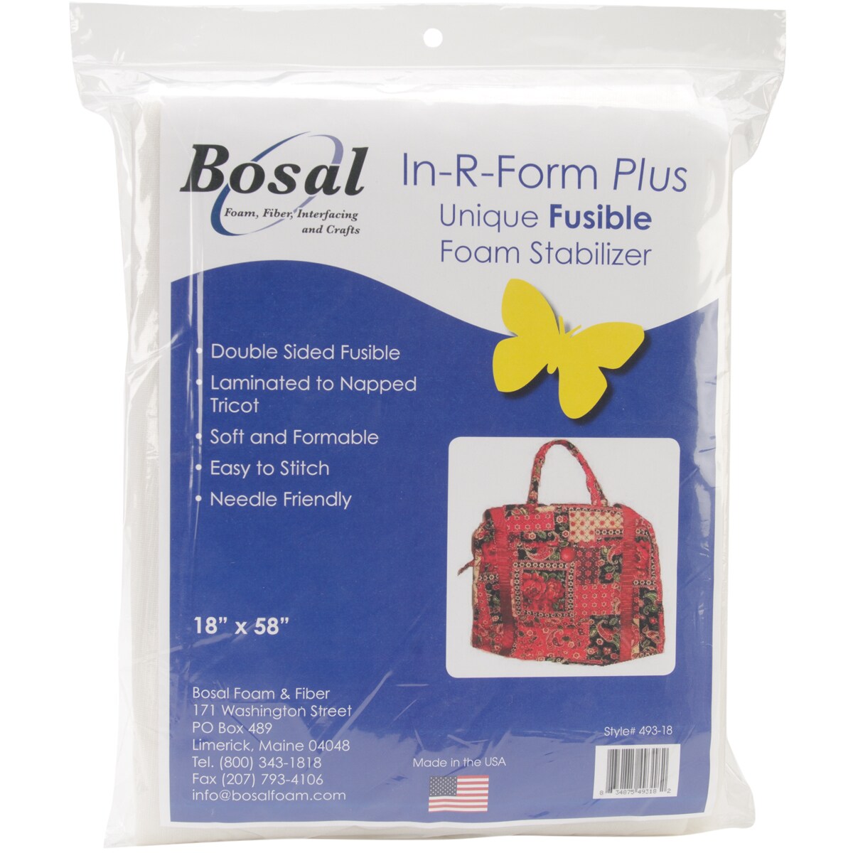 Bosal 493-18 In-R-Form Double Sided Fusible Foam Stabilizer, 18X58-Inch - image 2 of 2
