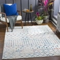 thumbnail image 4 of Hauteloom Takanini Living Room, Bedroom Area Rug - Bohemian, Transitional - Blue, Denim, Rust - 7'10" x 10'2", 4 of 6