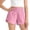 Pink, variant on FSYBOA Girls Athletic Shorts, Casual Above the Knee Athletic Elastic Waist Kids Summer Shorts Pink Size 10-12T