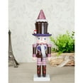 thumbnail image 4 of lionlar 38/25cm WOODEN HANDPAINTED NUTCRACKER SOLDIER STATUE XMAS DECORATION HOME DECOR Brown, 4 of 9