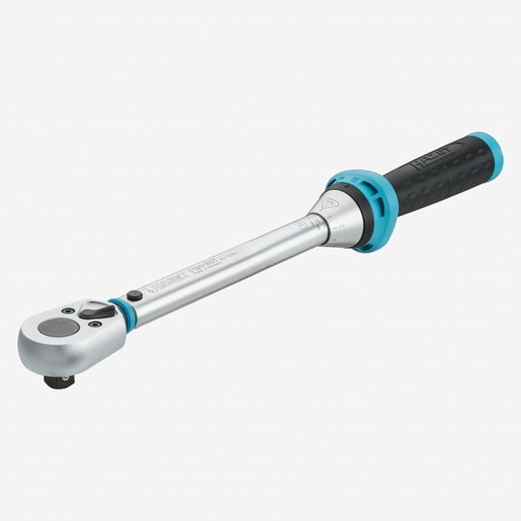 Hazet 5121-3CT Torque Wrench with Reversible Ratchet, 1/2" Drive, 20-120 Nm