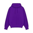 thumbnail image 2 of Mens Hoodies Soild Color Pullovers ,Spring Winter Oversize Loose Hoodie Casual Sweatshirt ,Long Sleeve Full Zip Hooded With Pocket Outerwear Clothes XL, 2 of 4