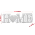 thumbnail image 2 of Fiudx Adorno de Letras de Resina Diy, Proyecto de Manualidades Personalizable, Diseño Fácil de Desmoldar, Divertido para Mezclar Purpurina y Pintura, Decoración Del Hogar, Ideal para Artesanos, Tamañ, 2 of 7