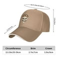 thumbnail image 4 of Motorcycle Skull Baseball Caps for Men Women Fashion Summer Casquette Adjustable Casual Trucker Hats for Outdoor Activities, 4 of 5