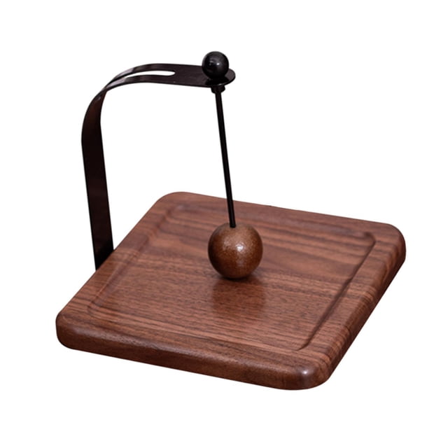 Servilletero de café, toallero de papel, base de madera lisa, soporte de pañuelos de mesa para D