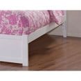 thumbnail image 3 of Nantucket Twin Extra Long Bed with Footboard and Twin Extra Long Trundle in White, 3 of 9
