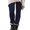 Navy, variant on QHFBli Under Dress Leggings for Women Solid Women Loose Fit Casual Waistband Straight Leg Pocket Midi Length Leggings