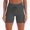 Dark Gray, variant on Hrsba High Waisted Yoga Shorts for Women Stretchy Fabric Workout Gym Running Summer Casual Active Bottoms