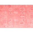 thumbnail image 1 of Ahgly Company Indoor Rectangle Abstract Red Modern Area Rugs, 4' x 6', 1 of 4
